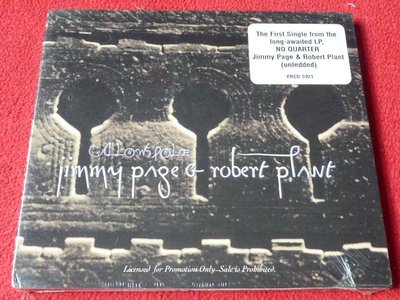 Jimmy Page & Robert Plant：Gallows Pole/promo單曲/全新未拆封/罕見收藏