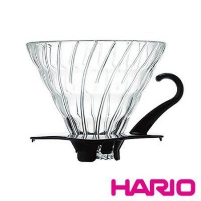 【HARIO】V60黑色02玻璃濾杯 VDG-02B(03619088)