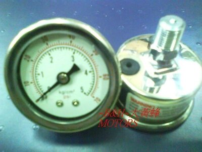 汽油調壓閥---專用充油式壓力錶---5KG(10KG ).SARD-HKS
