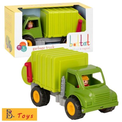 B.Toys 小車車 小尖兵回收車 (含人偶) 垃圾車 §小豆芽§ 【美國B.Toys】小尖兵回收車