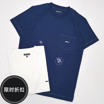 ❤Japan潮牌❤現貨DESCENDANT CROP CREW NECK鯨魚刺繡純色口袋短袖T恤21SS