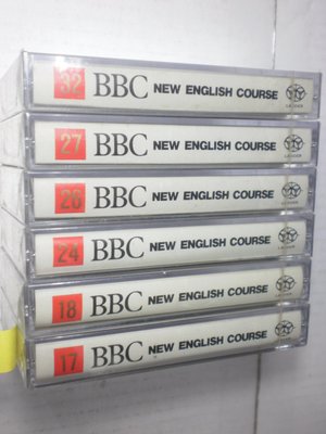 【視聽教室】BBC  NEW  ENGLISH  COURSE 17.18.24.26.27.32 全新未拆 H-057