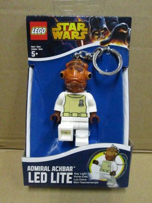 (STH)2014年 LEGO 樂高LED 人偶鑰匙圈 Star Wars 星際大戰系列- 阿克巴上將 盒裝組-現貨