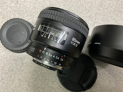 [保固一年][高雄明豐] Nikon AF 85mm F1.8 定焦 大光圈 人像 自動對焦 便宜賣 [K2701]