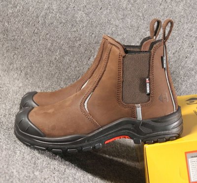 【TOP MAN】歐洲鋼頭SRC保護 防砸 防穿刺 耐熱耐油抗靜電 耐磨多功能牛皮安全鞋工作鞋225132050