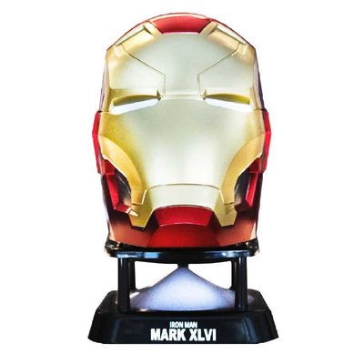 ｛全新升級可串連｝MARVEL漫威/CAMINO正版授權/鋼鐵人Mark46頭盔迷你藍牙喇叭