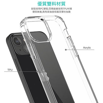 雙料保護套 背蓋 手機背蓋 手機保護殼 QinD 手機透明殼 Apple iPhone 13 6.1吋 手機保護套