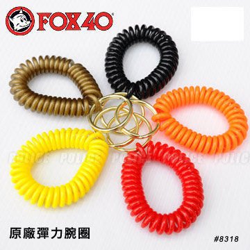 【angel 精品館 】 FOX 40 Flex Coil系列 哨子專用彩色彈力腕圈 (單色販售)