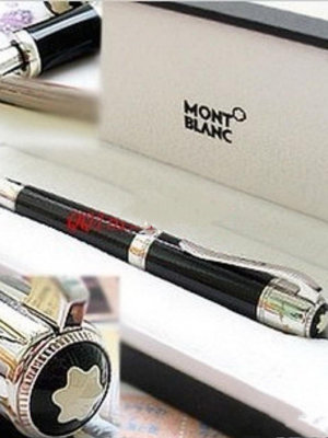 百貨館~Montblanc 萬寶龍 超重手感海洋經典金屬黑色藍色簽字筆寶珠筆鋼筆墨水筆送禮