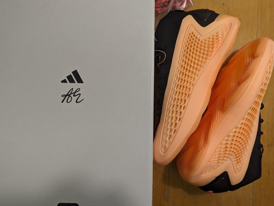 南🔥2023 12月 Adidas 愛迪達 AE 1 WITH LOVE 籃球鞋 IF1859 運動鞋 橘黑色 蟻人