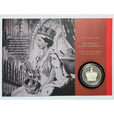 英國女王 限量500 在位最久 銀幣＋郵票 世界紀錄 伊莉莎白二世 紀念幣 登基70週年 白金禧 硬幣 收藏品