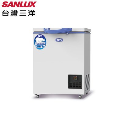 鑫冠鑫↘SANLUX 台灣三洋 TFS-100G (100公升) 超低溫-60℃冷凍櫃(台灣製)