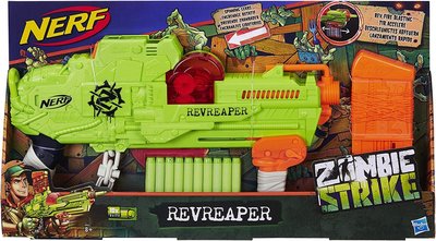 頂溪取😊孩之寶 NERF 殭屍 打擊者系列 速發快擊 Zombie Strike Revreaper 絕版