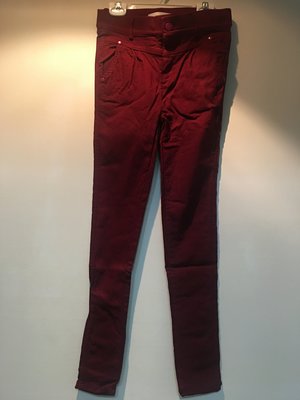 全新轉賣東京著衣窄管褲-暗紅色