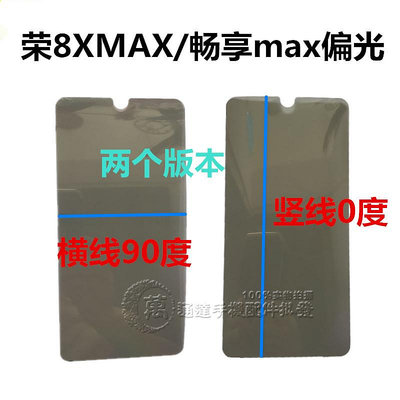 適用華為榮耀X10MAX 8X 8XMAX 暢享MAX 暢享9plus 9X 偏光片 面片