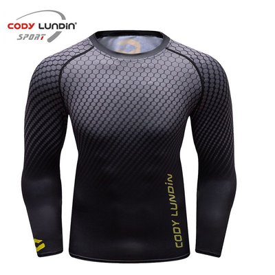 A01069 CODY COOLMAX®布料 冰絲 長袖 緊身衣 涼感 透氣 舒適 柔軟 排汗 速乾 機能服 焦點服飾