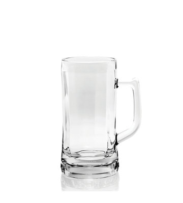 ☘小宅私物☘ Ocean 慕尼黑啤酒杯-大 640ml  玻璃杯 酒杯 酒器 手柄啤酒杯