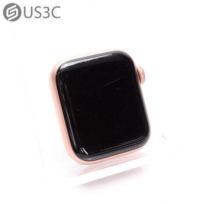 【US3C-台南店】【一元起標】Apple Watch SE 40mm GPS+LTE 金色 鋁金屬邊框 SOS緊急服務 具備跌倒偵測功能 二手智慧穿戴裝置