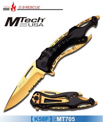 【EMS軍】美國MTech 戰術多功能折疊刀#(K58)MT-705