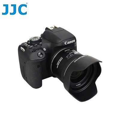 我愛買JJC佳能Canon副廠EW-65B遮光罩相容原廠Canon遮光罩EF 24mm 28mm f2.8 IS USM