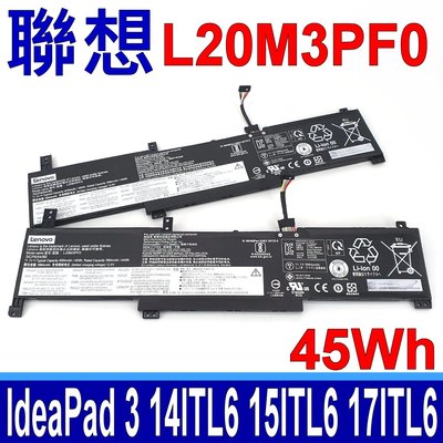 LENOVO 聯想 L20M3PF0 原廠電池 IdeaPad 3 Gen6 14ITL6 15ITL6 17ITL6