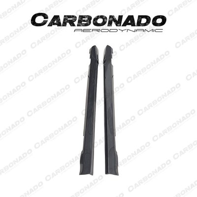 Carbonado 賓士W204 C63 AMG Vorsteiner 改裝包圍版碳纖維側裙 /請議價
