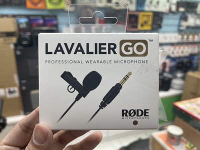 RODE Lavalier GO 領夾式 小型麥克風 3.5mm TRS Wireless GO 2 專用 公司貨