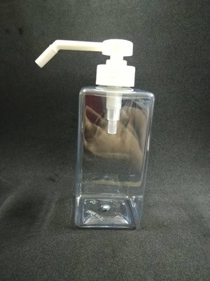 下壓式噴頭瓶 HDPE塑膠瓶 透明瓶 噴瓶 台灣製可裝防疫酒精/精油乾洗手液 下壓式噴霧瓶 方形瓶台灣製