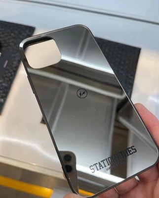 【熱賣精選】 日本fragment design iphone 12 pro max藤原浩新款鏡面閃電保護手機殼高品質