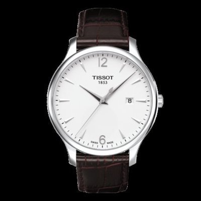 Tissot 天梭俊雅系列皮帶石英男腕錶 T0636101603700