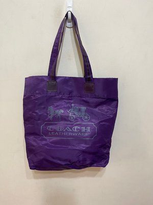 「 二手包 」 COACH 手提肩背包（紫色）221