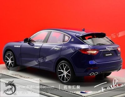 熱銷  BBR 1:18 瑪莎拉蒂 Maserati Levante SUV 藍色 汽車模型收藏 可開發票