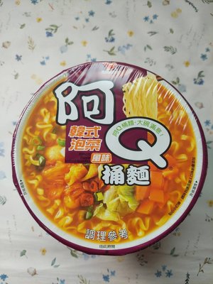 【阿Q桶麵】韓式泡菜風味102G(效期2024/02/06)市價35元特價32元