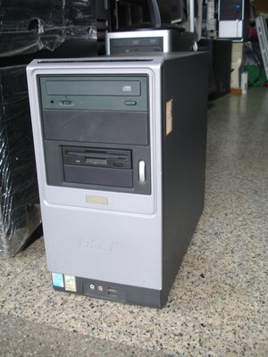 【電腦零件補給站】acer T310/RC500L/APF1(P4-2.8G/1GB/80G/DVD)桌上型電腦