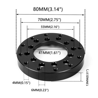 70MM適用于羅技G25G27 G920方向盤轉接板游戲模擬器基座適配器--請詢價