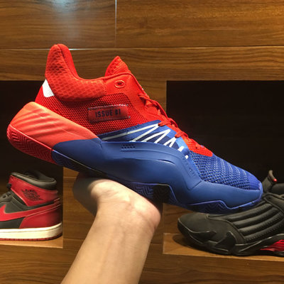 Adidas Donovan Mitchell D.O.N. Issue #1 紅藍 蜘蛛人 慢跑鞋 男鞋 EF8756