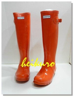 ＊黑酷黑店＊全新【公司貨】Hunter Boots 赫特威靈頓雨靴 雨鞋ORIGINAL GLOSS--UK3