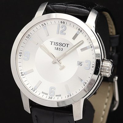 【精品廉售/手錶】Tissot天梭錶 石英男士錶*藍寶石鏡面*#:T055410*美品*時尚瑞士精品*附原廠盒