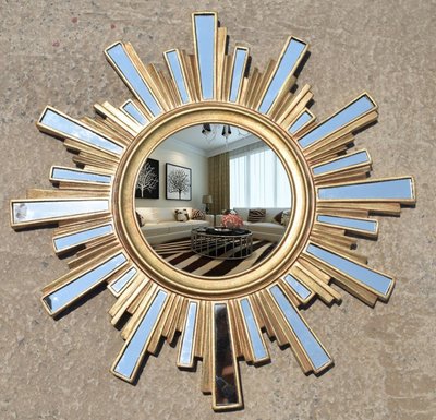 熱銷 浴室鏡 化妝鏡 貼玄關太陽鏡防水裝飾鏡化妝鏡壁掛鏡子