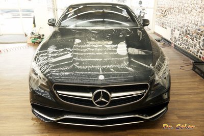 Dr. Color 玩色專業汽車包膜 M-Benz S63 Coupe 全車包膜細紋自體修復透明犀牛皮 (PPF)