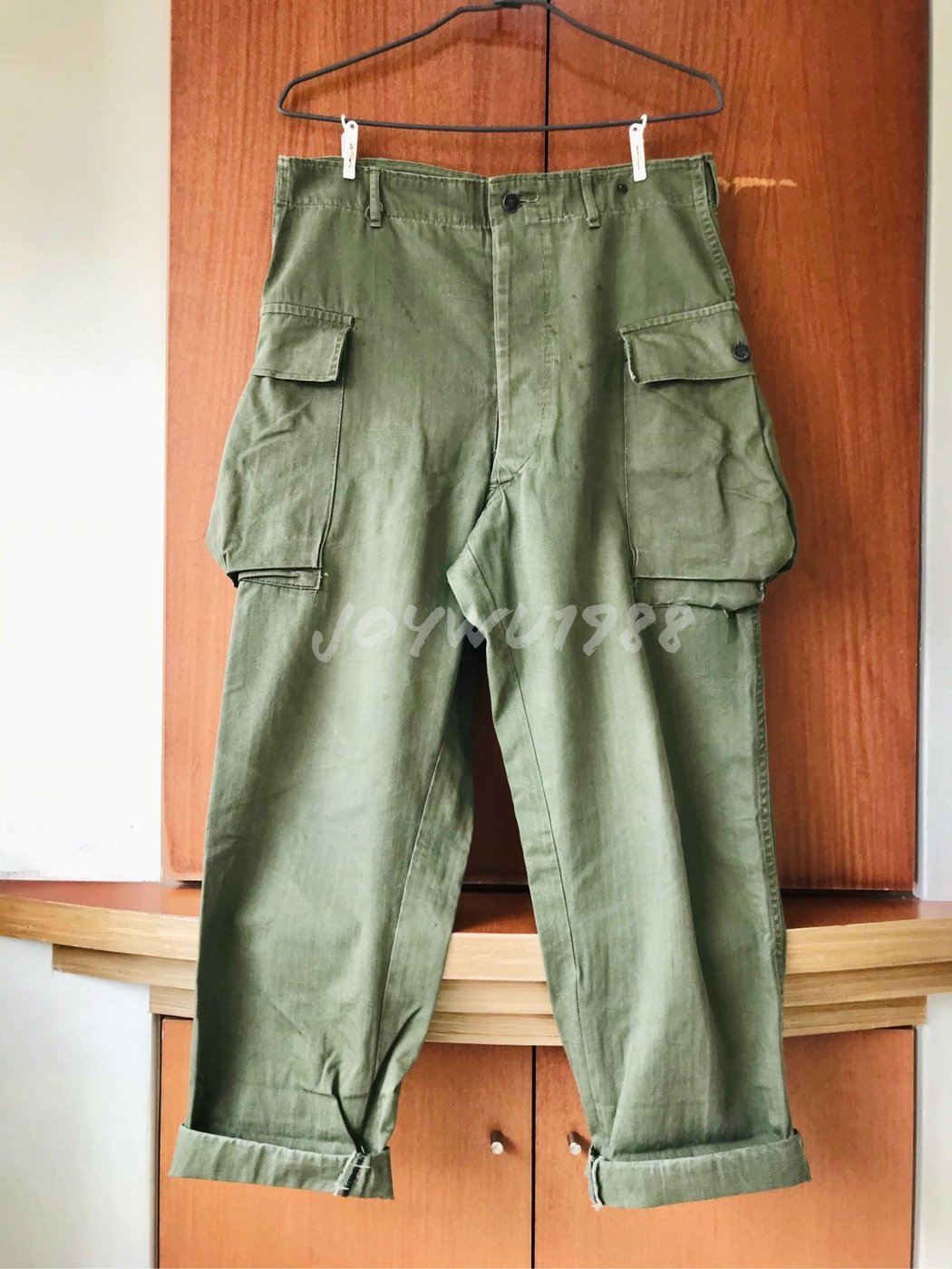 WW2 40s 美軍公發M-43 HBT trousers 人字紋自用老品P44 | Yahoo