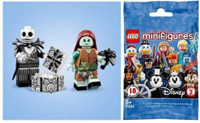 [全新未拆袋公司貨] LEGO 71024 迪士尼人偶2 聖誕夜驚魂 傑克+莎莉