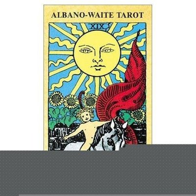 現貨熱銷-卡牌遊戲進口正版Albano-Waite Tarot奧爾巴諾偉特塔羅牌（訂）YP3081