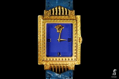 Gianni Versace 凡賽斯 7066972 鍍金皮革手錶