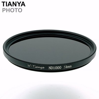 我愛買Tianya薄框ND1000減光鏡減10格72mm減光鏡ND110減光鏡ND1000減光鏡ND濾鏡中灰TN72X