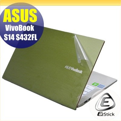 【Ezstick】ASUS S432 S432FL 二代透氣機身保護貼(含上蓋貼、鍵盤週圍貼、底部貼) DIY 包膜
