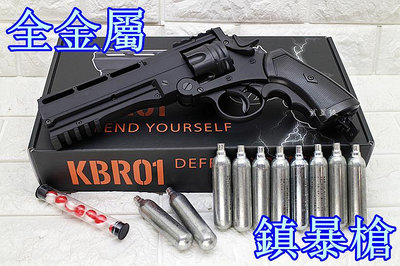 台南 武星級 First Strike KILLA 12.7mm 防身 左輪 鎮暴槍 CO2槍 優惠組G 折輪