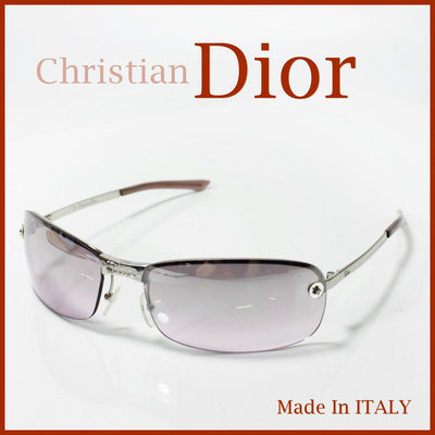 【桑園の】■二手真品■ 法國製 Dior 超輕量 半框設計款 太陽眼鏡 墨鏡 (委託品) T 5051 B29