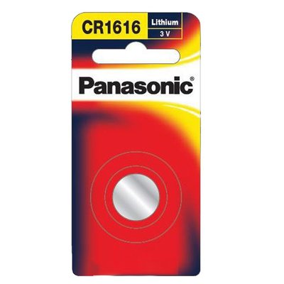 【國際牌Panasonic】CR1616鋰電池3V鈕扣電池1顆 吊卡裝(公司貨)
