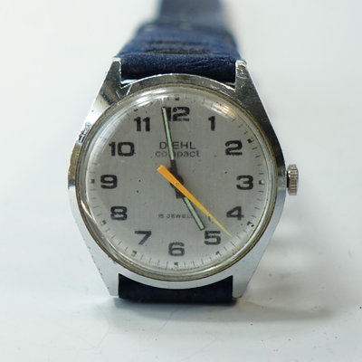 1970s 德國 🇩🇪 DIEHL / compact  軍錶風格 / 手上鍊機械錶【一元起標】